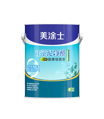 硅藻泥凈醛2代健康墻面漆（白竹炭型）